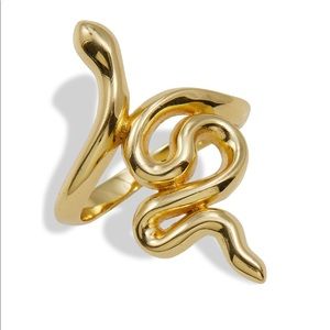 NWOT SAVVY CIE 18k yellow gold vermeil🐍 💍